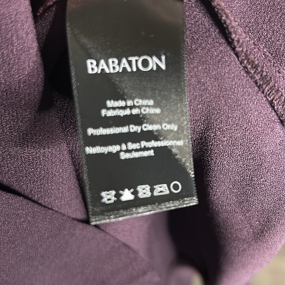 Aritzia Babaton Hamish Mock Neck Oversized
Bat Wing Dolman Sleeve Blouse Purple - Picture 13 of 16